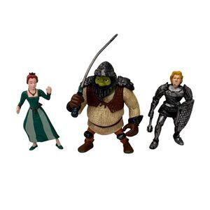 2006 McFarlane Toys DRAGON BATTLIN SHREK - Prince Charming & Fiona - Rare Figure